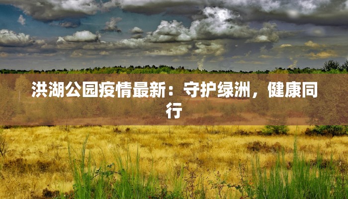 洪湖公园疫情最新：守护绿洲，健康同行