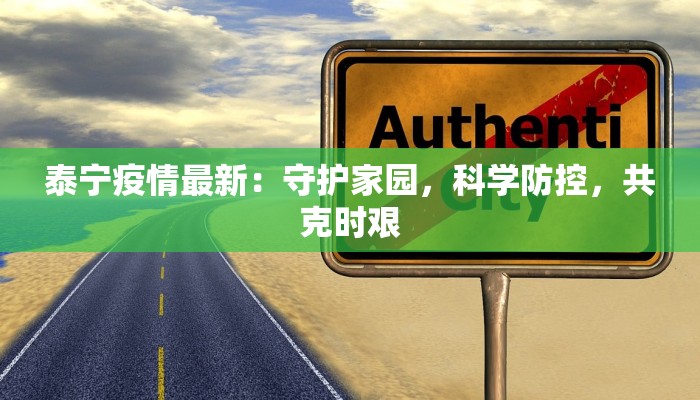 泰宁疫情最新:守护家园,科学防控,共克时艰 泰宁疫情最新:守护家园,科学防控,共克时艰