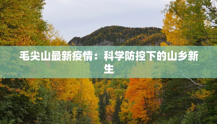 毛尖山最新疫情:科学防控下的山乡新生 毛尖山最新疫情:科学防控下的山乡新生